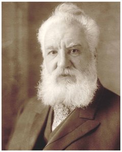 Porträtt av Alexander Graham Bell, ca 1920